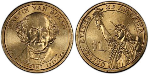 2008-P $1 Martin Van Buren Position A (Regular Strike) Presidential Dollars - PCGS CoinFacts