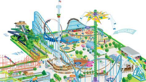 Park Map | Cliff's Amusement Park