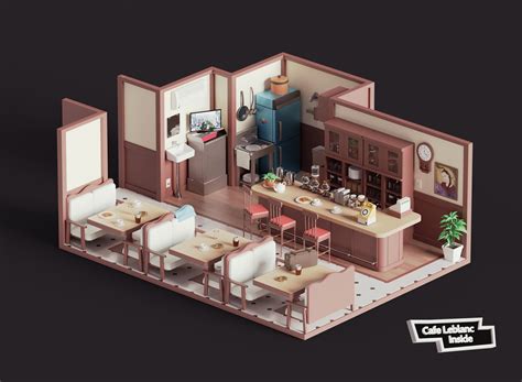 Cafe Le blanc - Finished Projects - Blender Artists Community