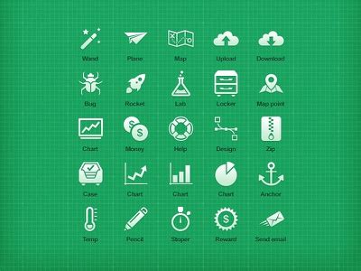 Mobile Icon Set by Damian Watracz on Dribbble