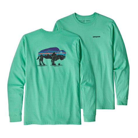 Patagonia Outdoor, Recycled T Shirts, Patagonia Mens, Mens Graphic Tee, Outdoor Outfit, Men Long ...