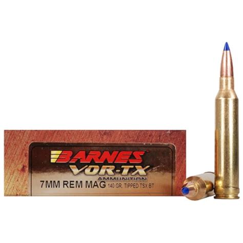 Bullseye North | Barnes VOR-TX Ammo 7mm Remington Magnum 140gr TTSX ...