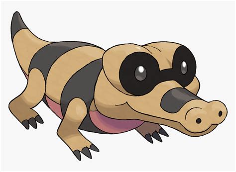 Pokemon Sandile, HD Png Download - kindpng