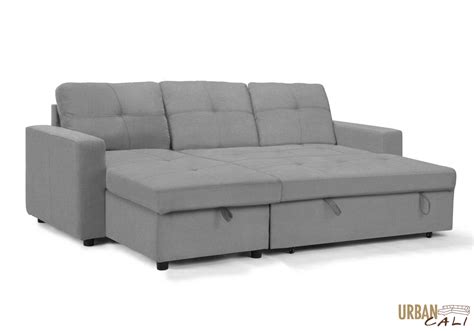Urban Cali Berkeley Sleeper Sectional Sofa Bed with Power Recliner | Canapé-lit Sectionnel à ...