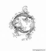 39 Best Ideas For coloring  Pisces Coloring Pages sketch template