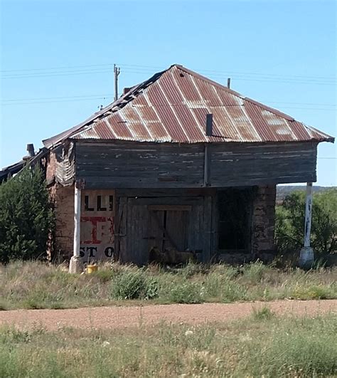 Abandoned building in a near Ghost Town, Newkirk New Mexico