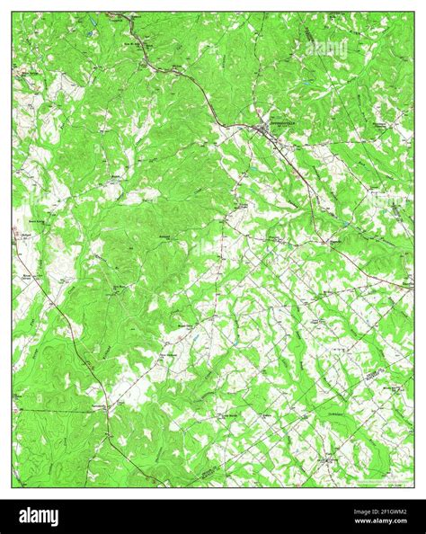 Jeffersonville, Georgia, map 1956, 1:62500, United States of America by Timeless Maps, data U.S ...