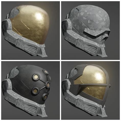 Halo 4-5 Helmets Reimagined as EVA Variants (Blender) : r/halo