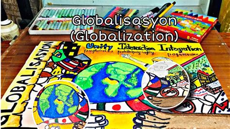 Globalisasyon Poster Slogan(Globalization)| #ArtAce - YouTube