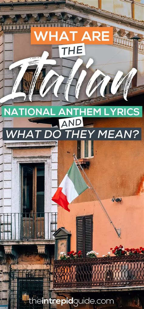 What are the Italian National Anthem Lyrics and What do They Mean ...