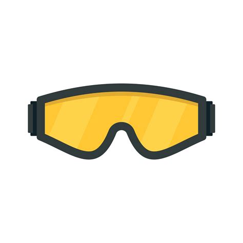 Safety glasses icon, flat style 14480927 Vector Art at Vecteezy