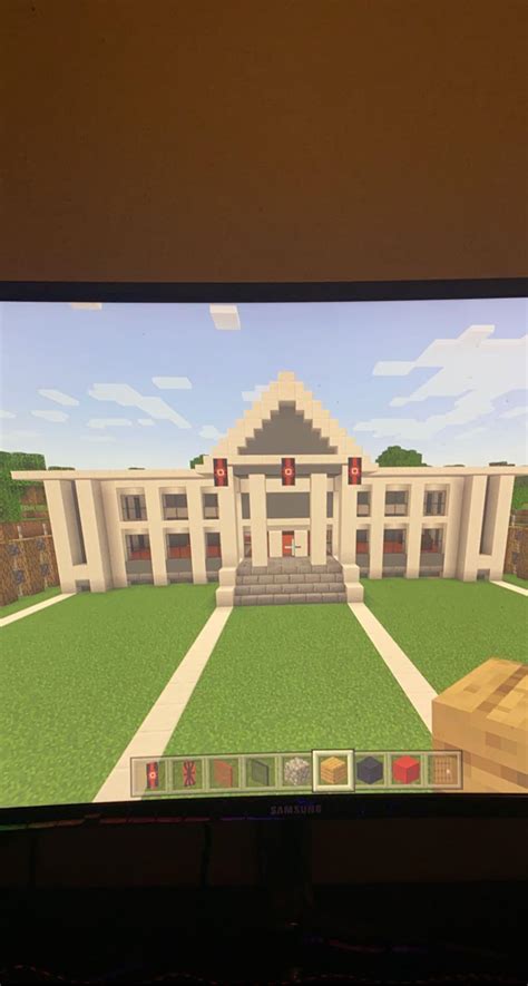 Just finished capital building for my new city : r/Minecraft