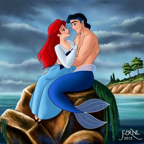 Walt Disney Fan Art - Princess Ariel & Prince Eric - Disney Princess Fan Art (33383585) - Fanpop ...