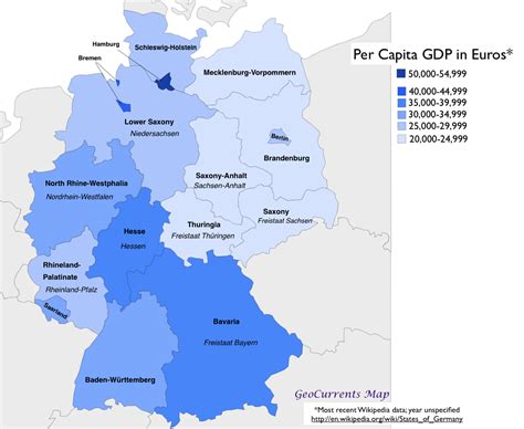 Germany-per-capita-GDP-by-state-map | El Blog de José Carlos Díez