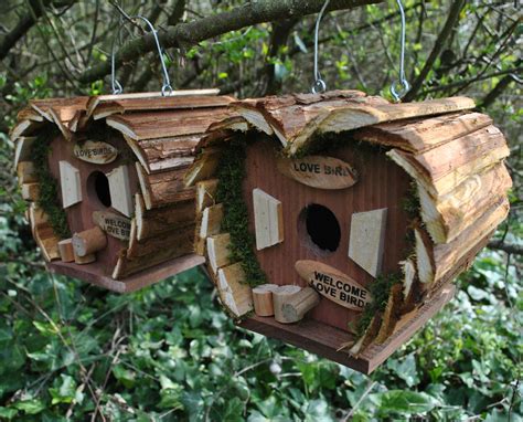 Love Birds Nest, Two Birds, Bird Nesting Box, Nesting Boxes, Crochet Birds, Brown Bird, Cosy ...