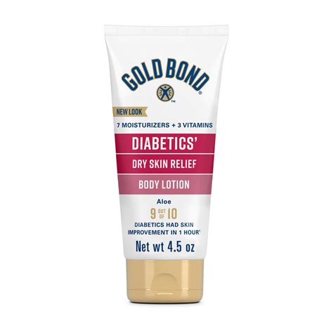 Gold Bond Ultimate Diabetics' Dry Skin Relief Hydrating Lotion, 4.5 OZ ...