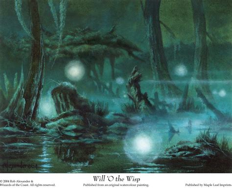 Will O The Wisp Painting at PaintingValley.com | Explore collection of Will O The Wisp Painting