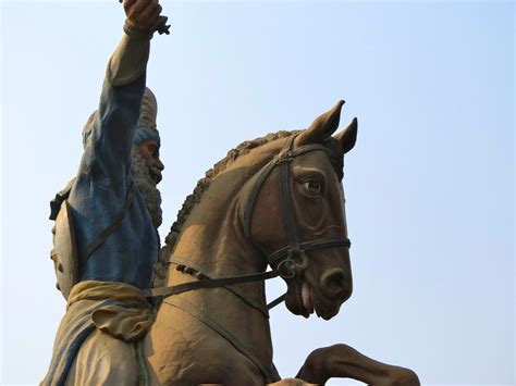 Equestrian statue of Jassa Singh Ramgarhia in Amritsar, Punjab India