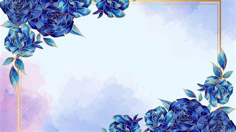 Real Blue Flower Background