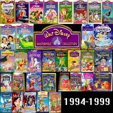 The Walt Disney Masterpiece Collection by MrYoshi1996 on DeviantArt