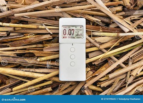 Dosimeter Radiometer Measures the Level of Ionizing Radiation in the Environment Stock Image ...