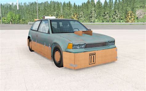 BeamNG - Ibishu Covet Cardboard V1.1 | BeamNG Drive | Mods.club