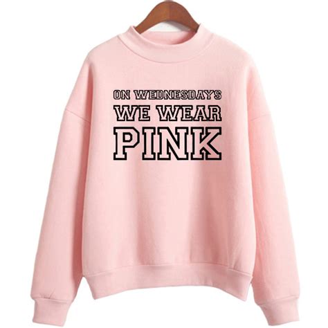 On Wednesdays We Wear Pink Sweatshirt