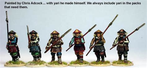 SAM8 Yari Ashigaru, advancing - Perry Miniatures