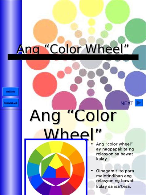 Color Wheel Powerpoint | PDF | Yellow | Color