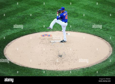 New York Mets pitcher Zach Wheeler (45) during game against the ...