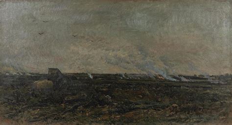 October Painting by Charles-Francois Daubigny - Pixels