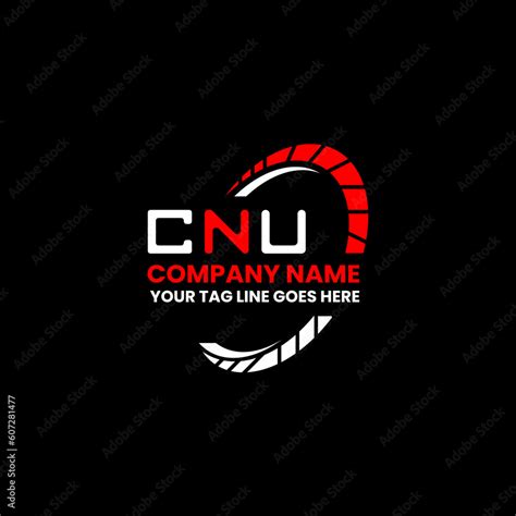 CNU letter logo creative design with vector graphic, CNU simple and ...