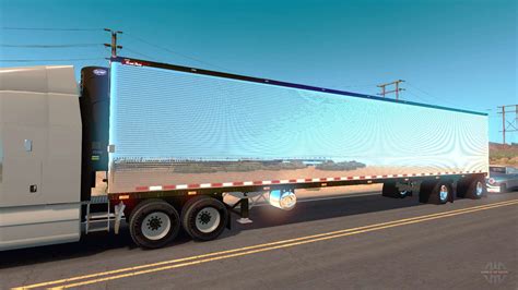 Chrome trailer for American Truck Simulator