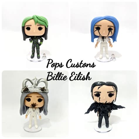 Funko Pop biscuit Billie eilish custom | Shopee Brasil