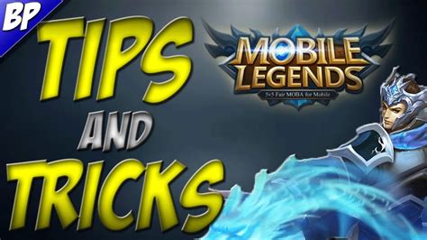 Mobile Legends Tips and Tricks - YouTube