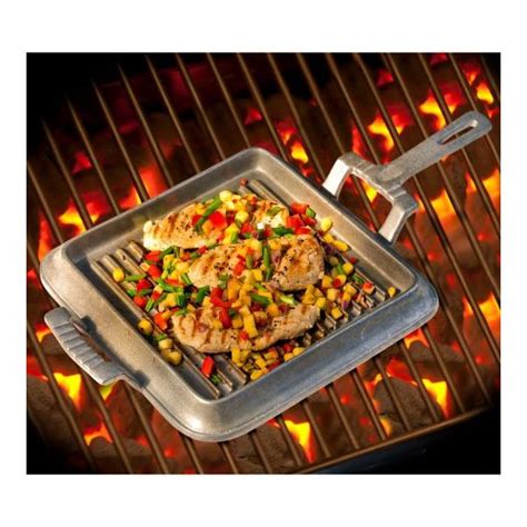 Wilton Armetale > Grillware > Square Griddle with Handles -9" - Lewis Gifts