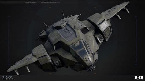 ArtStation - Halo Infinite UNSC Pelican, Andrew Bradbury in 2022 | Infinite art, Halo, 343 ...