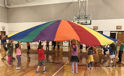 Getting Active with Parachutes - Hudson Schools