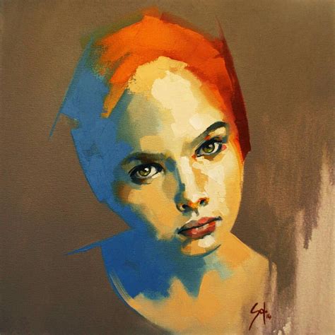 Solly Smook Acrylic Portrait Painting, Abstract Portrait, Portrait Drawing, Portrait Art ...