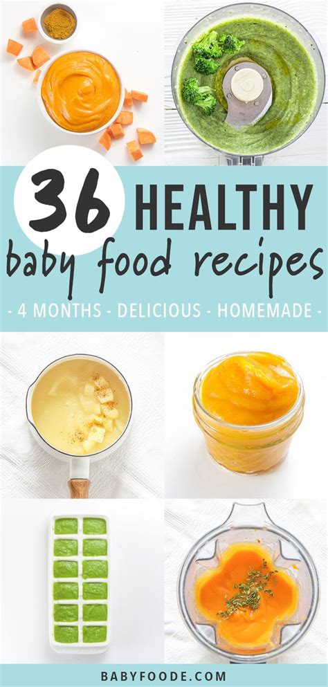 36 Homemade Baby Food Recipes (6+ Months) | Baby Foode