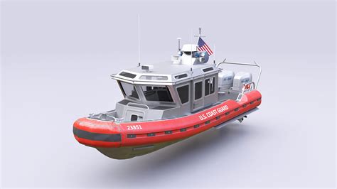 Coast guard rescue boat model - TurboSquid 1661057