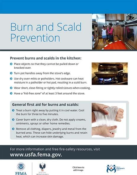 Burn and Scald Prevention – Northbridge Fire Department