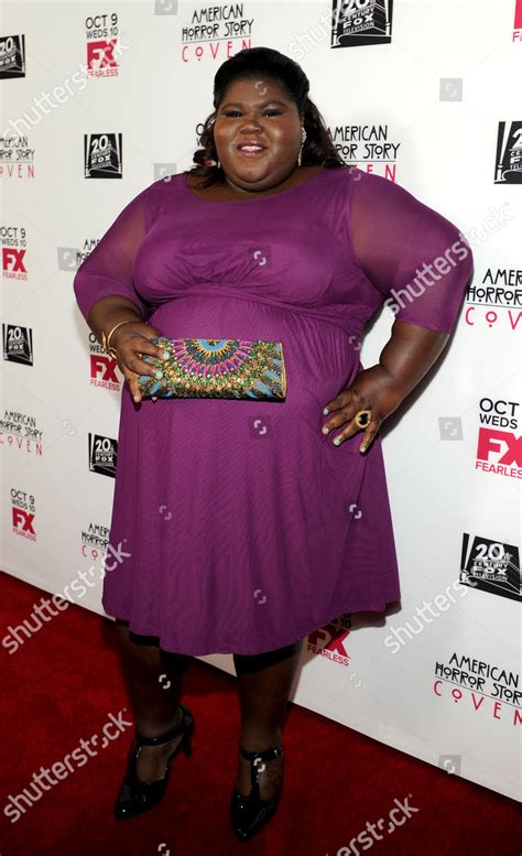 Actor Gabourey Sidibe Arrives American Horror Editorial Stock Photo ...