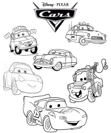 Cars Coloring Pages Lightning