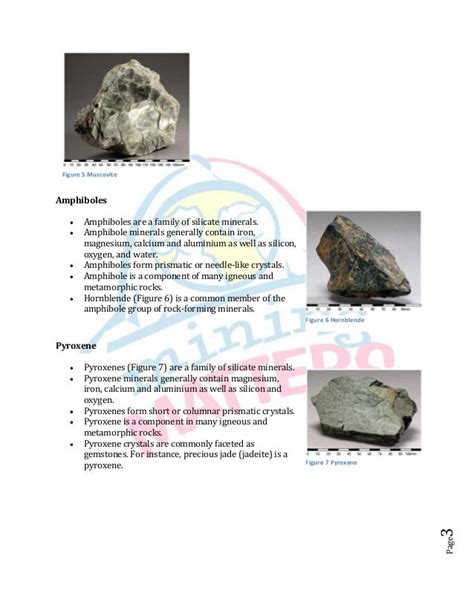 Six Common Rock-Forming Minerals