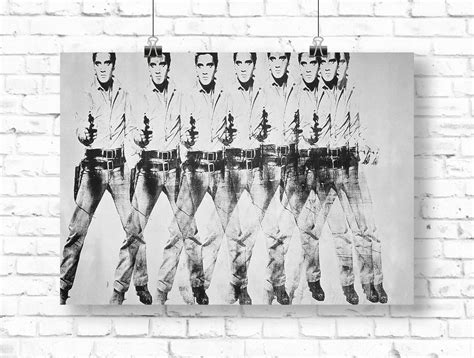 Andy Warhol 8 Eight Elvises Premium Paper Poster | Etsy