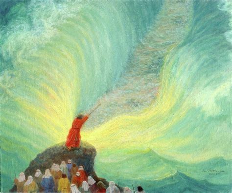 Parting the Red Sea Painting by Earl Mott - Pixels