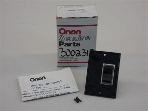 Onan 300-0985 Remote Control Switch, Onan 300-2313 – GPM Surplus