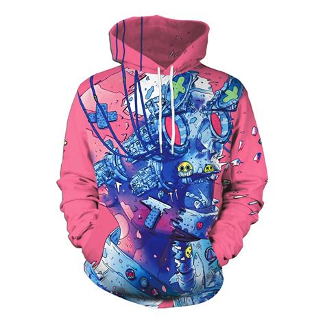 Cool Hoodies for Guys with 3D Graphics - You Look Ugly Today