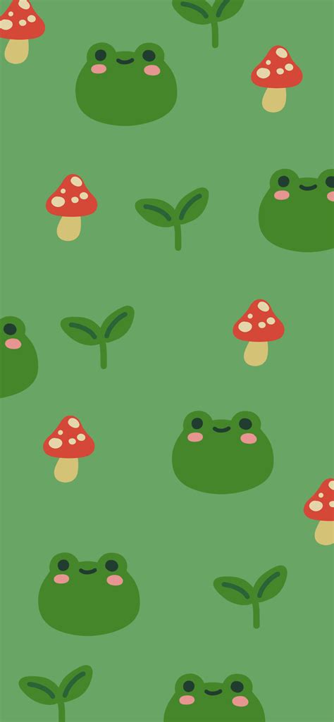 Background Cute Frog Wallpaper - EnWallpaper